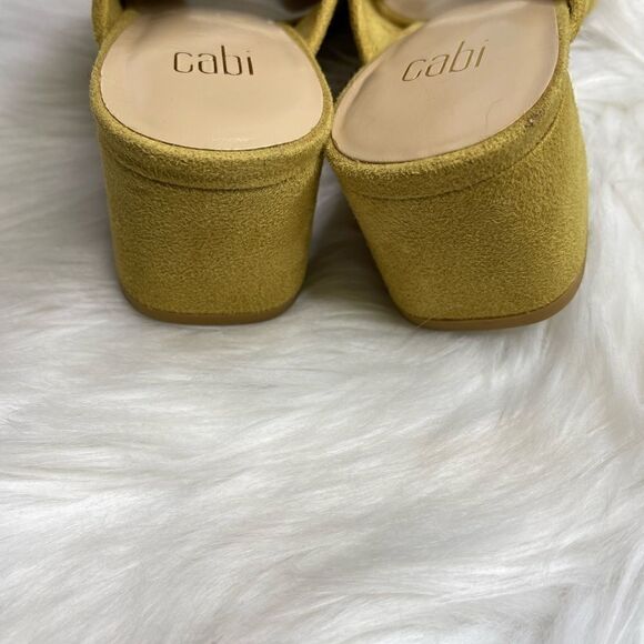 CAbi Marigold Mule Twist Knot Block Heel Sandal 7 - Picture 5 of 9